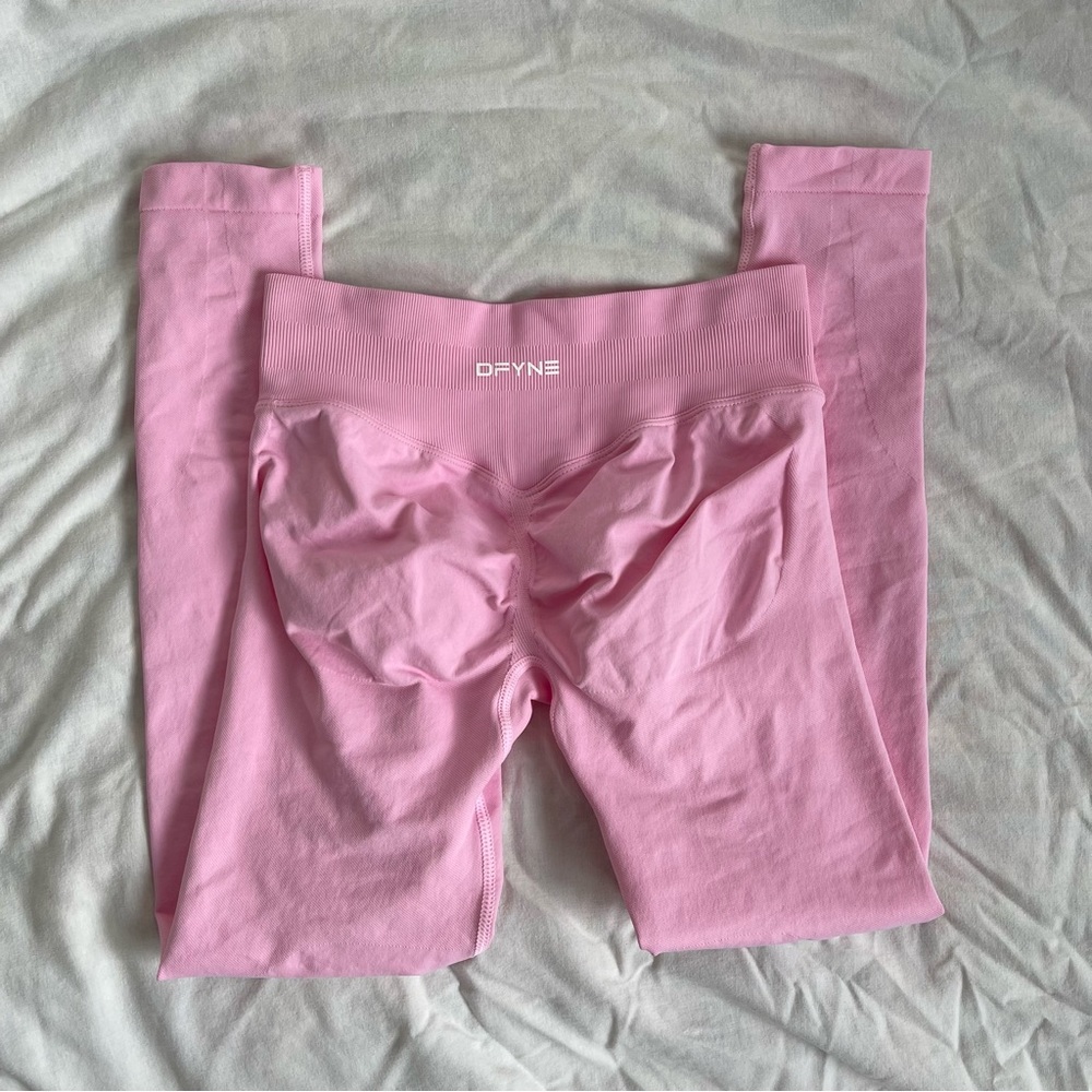 DFYNE Light Rose Pink Impact Leggings